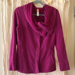 Lucy sweatshirt jacket in pink M